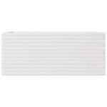 vidaXL Jardinière blanc 110x60x45 5 cm bois de pin massif