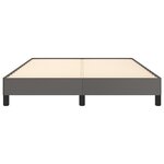 vidaXL Cadre de lit sans matelas gris 140x200 cm similicuir