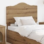 vidaXL Tête de lit Chêne artisanal 80 cm Bois d'ingénierie