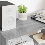 vidaXL Meuble TV Gris Sonoma 60 x 30 x 40 cm Bois d'ingénierie