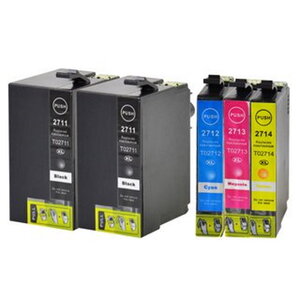 Pack de 5 cartouches compatibles t27 pour imprimantes epson