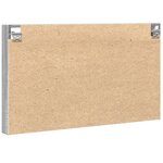 vidaXL Armoire à vitrine sonoma gris 100x8 5x58 cm bois d'ingénierie