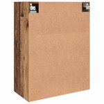 vidaXL Armoires Murailles 2 Pièces Bois ancien 69 5 x 34 x 90 cm