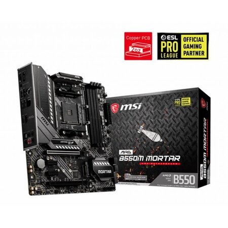 Msi mag b550m mortar amd b550 emplacement am4 micro atx