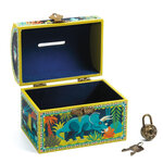 Tirelire Dinosaure Coffre-Fort - Décoration Unique pour Enfants