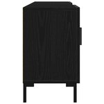 vidaXL Meuble TV Chêne noir 150 x 30 x 50 cm Bois d'ingénierie