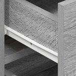 vidaXL Buffet Sonoma gris 120 x 36 x 69 cm Bois d'ingénierie