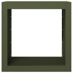 vidaXL Portant de bois de chauffage vert 60x40x60 cm acier