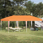 vidaXL Tente de fête pop-up 575 x 290 x 245 cm Orange