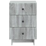 vidaXL Cabinet de chevet avec tiroir Sonoma gris 43 x 41 x 66 5 cm