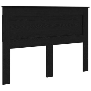 vidaXL Tête de lit Chêne noir 150 cm Bois d'ingénierie