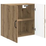 vidaXL Armoire Murale Chêne artisanal 59 x 31 x 60 cm
