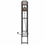 vidaXL Tête de lit avec étagère Chêne marron 120 cm Bois d'ingénierie
