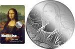 Monnaie MONA LISA 1/500 Oz Argent 1$ Liberia 2026
