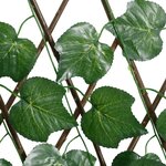 vidaXL Treillis de feuille de vigne artificiel extensible 190x60 cm