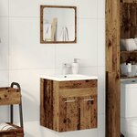 vidaXL Ensemble de meubles salle de bain 2 Pièces bois d'ingénierie