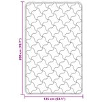 vidaXL Duvet d'été simple Matelassé Noir 135 x 200 cm