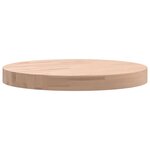 vidaXL Dessus de table Ø40x4 cm rond bois massif de hêtre