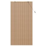 vidaXL Store enrouleur Autre Marron Clair 110 x 220 cm Bambou