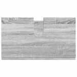 vidaXL Ensemble d'armoire de salle de bain TULUM Gris Sonoma