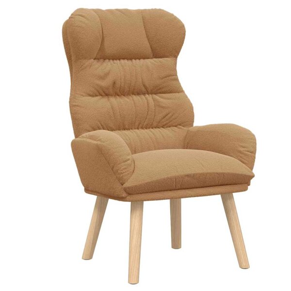 vidaXL Fauteuil relaxant Beige 69 x 74 x 93 cm tissu