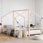 vidaXL Cadre de lit pour enfants 2x(90x200) cm bois de pin massif