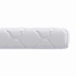 vidaXL Matelas Blanc 90 x 200 cm Tissu jacquard