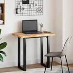 vidaXL Dessus de bureau non traité 60x50x4 cm bois d'acacia massif