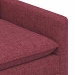 vidaXL Canapé Bordeaux 76 x 81 x 87 5 cm Tissu