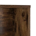 vidaXL Bureau Chêne fumé 91 x 50 x 149 cm Bois d'ingénierie