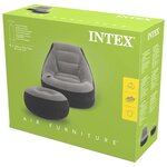Intex Fauteuil gonflable avec pouf Ultra Lounge Relax 68564NP