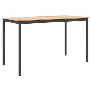 vidaXL Table de bar Naturel 110 x 55 x 105 cm Bois de pin massif