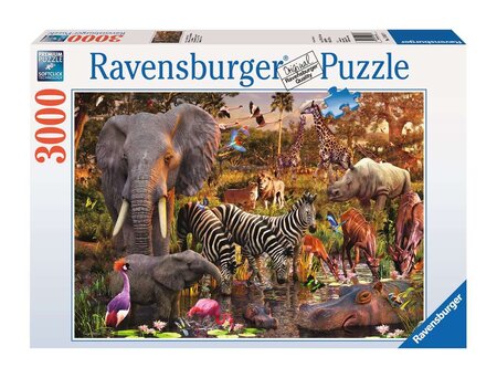 Ravensburger puzzle 3000 pièces - animaux du continent africain