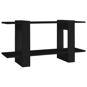 vidaXL Bibliothèque Noir 100x30x51 cm bois d'ingénierie