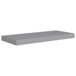 vidaXL Étagères murales flottantes 4 Pièces Gris 60x23 5x3 8 cm MDF