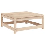 vidaXL Salon de jardin 6 Pièces avec coussins bois de pin massif