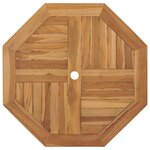 vidaXL Ensemble de salle à manger pour jardin 3 Pièces Marron