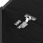 vidaXL Armoire pour machine à laver Chêne noir 67 5 x 68 x 200 cm