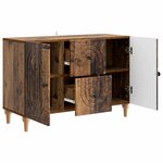 vidaXL Meuble TV Bois ancien 89 x 34 5 x 60 cm Bois d'ingénierie