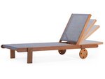 Bain de soleil en bois exotique "saïgon" - maple - gris