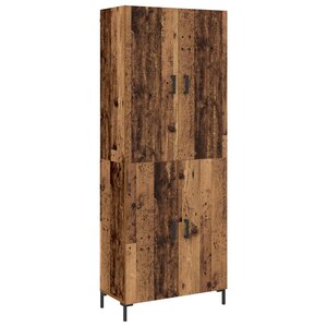 vidaXL Haut Armoire Bois ancien 69 5 x 34 x 180 cm Bois d'ingénierie
