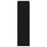 vidaXL Ensemble meuble TV 4 Pièces Chêne noir 130 5 x 30 x 140 cm