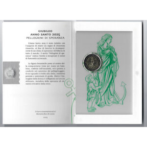 2 euros commémorative Saint Marin 2025 - Année Sainte en coffret BU.
