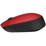 Logitech souris sans fil m171 rouge