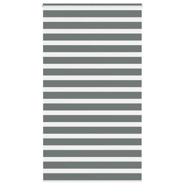 vidaXL Store zèbre gris foncé largeur du tissu 115 9 cm polyester