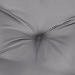 vidaXL Coussin de palette gris 120x40x12 cm tissu