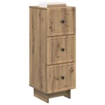 vidaXL Armoire à tiroirs 33 x 34 5 x 90 cm Bois d'ingénierie