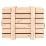 vidaXL Boîte de rangement 58x40 5x42 cm Bois massif de pin