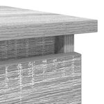 vidaXL Table console avec tiroirs sonoma gris 85 5x38 5x74 5 cm