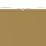 vidaXL Auvent vertical Beige 60x1000 cm Tissu oxford